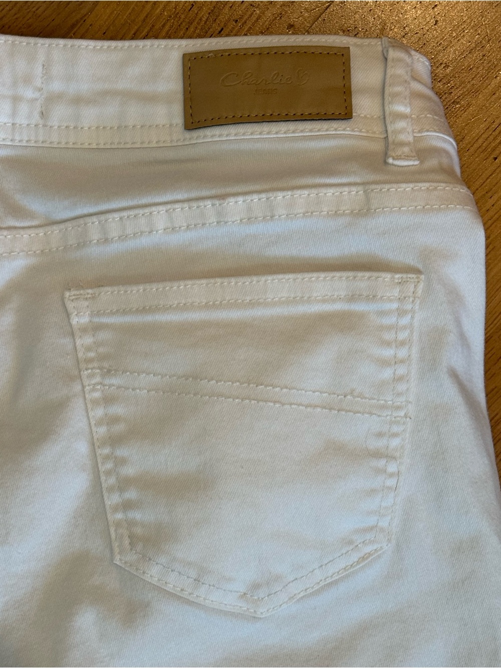 CHARLIE B White Straight-Leg Denim Pants - Picture 11 of 11